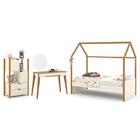 Jogo De Quarto Infantil Kids Liv Com Organizador, Cama E Pent