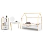 Jogo De Quarto Infantil Kids Liv Com Organizador, Cama E Pent