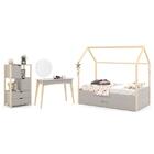 Jogo De Quarto Infantil Kids Liv Organizador, Cama, Auxiliar