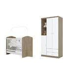 Jogo De Quarto Infantil Linha Bala De Menta Guarda Roupa E Be