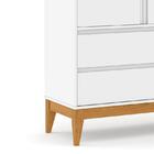 Jogo De Quarto Infantil Nature Clean Guarda Roupa 3 Portas E