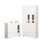 Jogo De Quarto Infantil New Danny Plus Com Guarda Roupa 3 Por