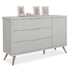 Jogo De Quarto Infantil Old Clean Plus Com Berço E Cômoda Com