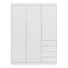 Jogo De Quarto Infantil Pérola Com Guarda Roupa E Cômoda - Ph