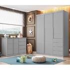 Jogo De Quarto Infantil Pérola Com Guarda Roupa E Cômoda - Ph