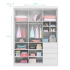 Jogo De Quarto Infantil Pietra Com Guarda Roupa E Cômoda - Pr