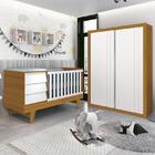 Jogo De Quarto Infantil Prince Com Guarda Roupa E Berço Multi