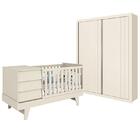 Jogo De Quarto Infantil Prince Com Guarda Roupa E Berço Multi