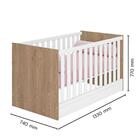 Jogo De Quarto Infantil Q Encanto Carvalho Rústico Toq Branco