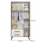 Jogo De Quarto Infantil Q Encanto Retrô Com Guarda Roupa E Be