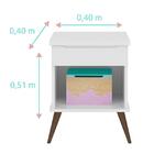 Jogo De Quarto Infantil Retrô Alice Guarda Roupa, Cômoda Com