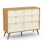 Jogo De Quarto Infantil Retrô Gold Guarda Roupa 3 Portas E Cô