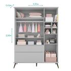 Jogo De Quarto Infantil Retrô Melinda Guarda Roupa, Cômoda Co