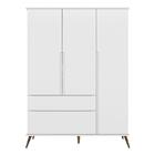 Jogo De Quarto Infantil Retrô Melinda Guarda Roupa E Cômoda C