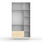 Jogo De Quarto Infantil Rope Guarda Roupa 3 Portas E Berço -