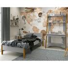 Jogo De Quarto Infantil Simba Estante Escrivaninha, Cama E Me