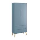 Jogo De Quarto Infantil Theo Guarda Roupa 2 Portas E Cômoda 6