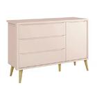 Jogo De Quarto Infantil Theo Guarda Roupa 2 Portas E Cômoda C