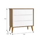 Jogo De Quarto Infantil Theo Retrô Guarda Roupa 3 Portas E Cô