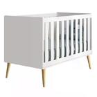 Jogo De Quarto Infantil Theo cômoda 3 Gavetas E Berço Com Pés