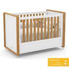 Jogo De Quarto Infantil Tutto New Com Berço E Cômoda 1 Porta