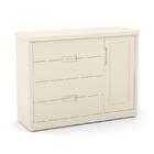 Jogo De Quarto Infantil Tutto New Cômoda Com Porta E Berço Mu