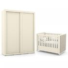Jogo De Quarto Infantil Tutto New Guarda Roupa 2 Portas E Ber