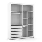 Jogo De Quarto Infantil Tutto New Guarda Roupa 4 Portas E Ber