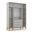 Jogo De Quarto Infantil Unique Com Guarda Roupa 4 Portas E Be