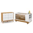 Jogo De Quarto Infantil Unique Cômoda 6 Gavetas E Berço Multi