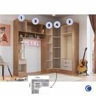 Jogo De Quarto Modulado De Canto 07 Portas 04 Gavetas E 04 Ni