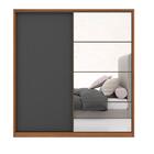 Jogo De Quarto Roupeiro Com Espelho E Comoda Valencia Amendol