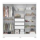 Jogo De Quarto Roupeiro E Comoda Bona Branco