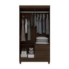 Jogo De Quarto Roupeiro E Comoda Mainz Ébano