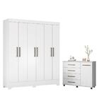 Jogo De Quarto Roupeiro E Comoda Vicente