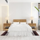 Jogo De Quarto Tapete Macio 2 Peças Antiderrapante Cappucino