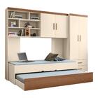 Jogo De Quarto Unissex Modulado Boston Carvalho Off White