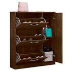 Jogo De Sapateira E Guarda Roupa Itiúba Malbec