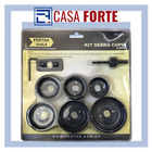 Jogo De Serra Copo 9 Peças Para Madeira E Gesso 50 A 86 Mm