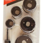 Jogo De Serra Copo De Aço Carbono C- 6 Peças 7889-0b