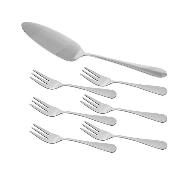 Jogo De Servir Bolo Fracalanza - Espátula E Garfos (7 Peças)