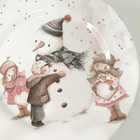 Jogo De Sobremesa Pratos E Boleira Com Pé Em Cerâmica Celebra