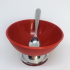 Jogo De Sobremesa Taça Plástico E Inox E Plástico - 8 Peças V