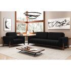 Jogo De Sofá 1 E 3 Lugares Sala De Estar Base Madeira Verônic