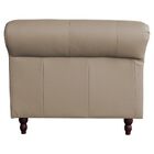 Jogo De Sofá 2 E 3 Lugares Sala De Estar Maggiore Couro Bege