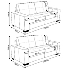 Jogo De Sofá 2 E 3 Lugares Sala De Estar Milão Couro Caramelo