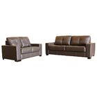 Jogo De Sofá 2 E 3 Lugares Sala De Estar Milão Couro Chocolat