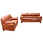 Jogo De Sofá 2 E 3 Lugares Sala De Estar Pés Madeira Laura Co