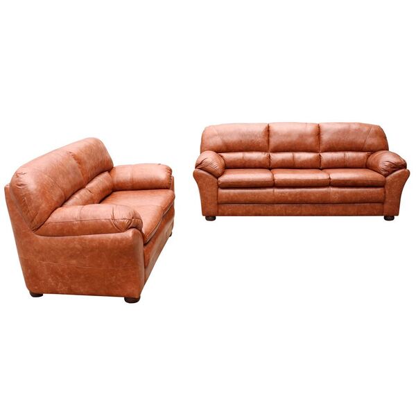 Jogo De Sofá 2 E 3 Lugares Sala De Estar Pés Madeira Laura Co