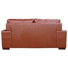 Jogo De Sofá 2 E 3 Lugares Sala De Estar Roma Couro Conhaque